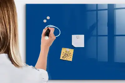 Tablă magnetică pentru desen culoare albastru marin