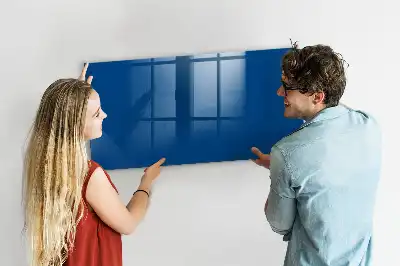 Tablă magnetică pentru desen culoare albastru marin