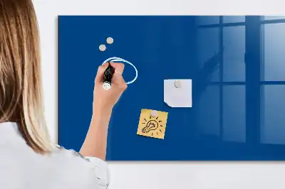 Tablă magnetică pentru desen culoare albastru marin
