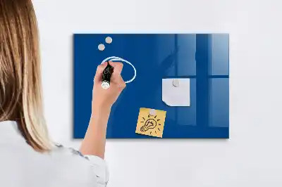 Tablă magnetică pentru desen culoare albastru marin