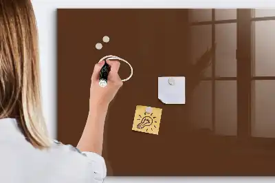 Tablă magnetică pentru scris culoare maro