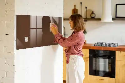 Tablă magnetică pentru scris culoare maro