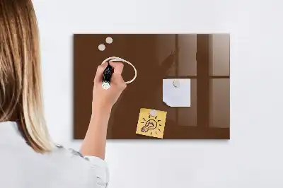 Tablă magnetică pentru scris culoare maro