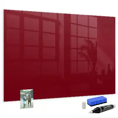 Tablă magnetică pentru scris culoare bordo