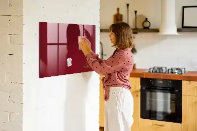 Tablă magnetică pentru scris culoare bordo