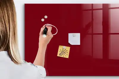 Tablă magnetică pentru scris culoare bordo