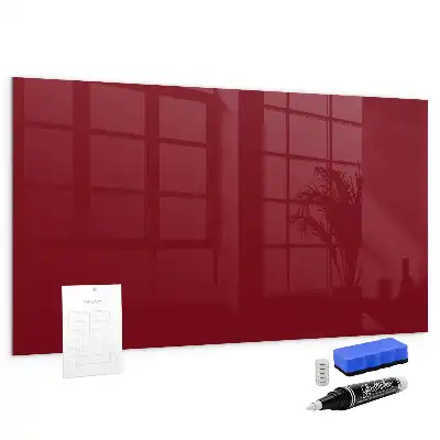 Tablă magnetică pentru scris culoare bordo