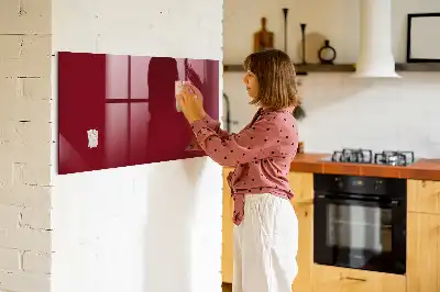 Tablă magnetică pentru scris culoare bordo