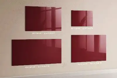 Tablă magnetică pentru scris culoare bordo