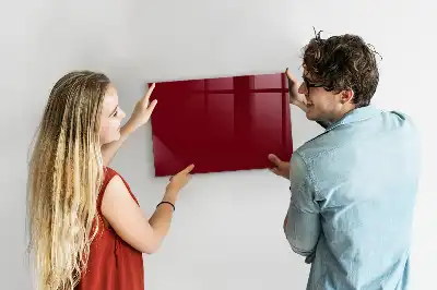 Tablă magnetică pentru scris culoare bordo