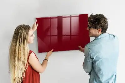 Tablă magnetică pentru scris culoare bordo