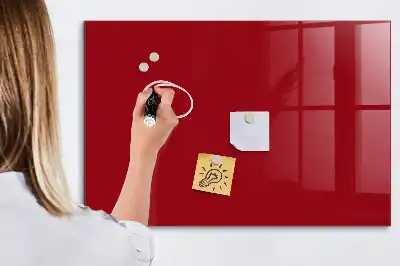 Tablă magnetică pentru desenat culoare roșie