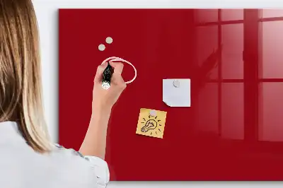 Tablă magnetică pentru desenat culoare roșie