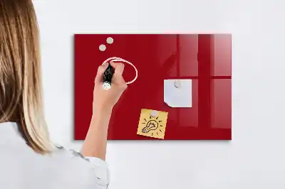 Tablă magnetică pentru desenat culoare roșie