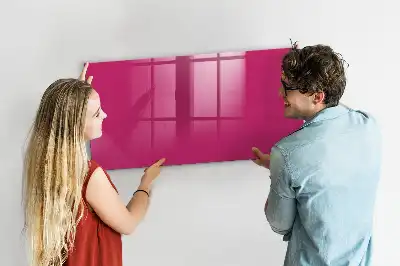 Tablă magnetică pentru scris culoare roz intens