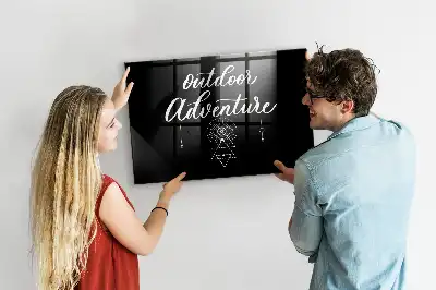 Tablă magnetică pentru notițe aventură în aer liber