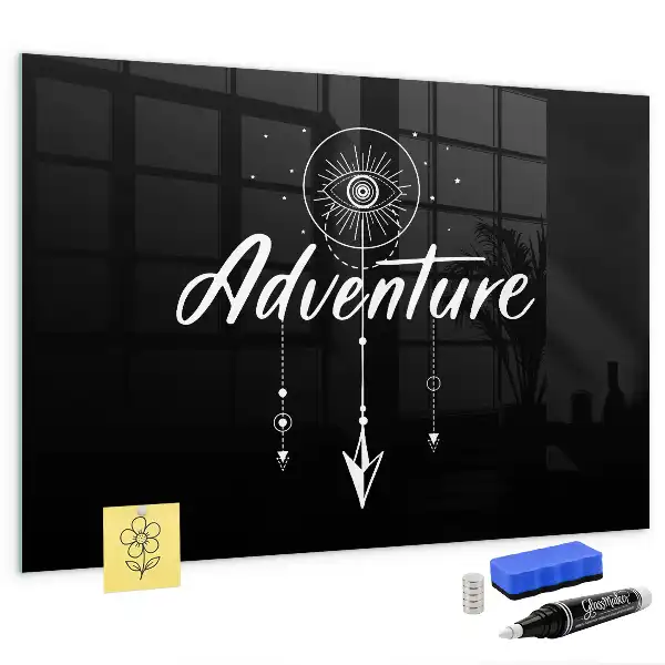 Tablă magnetică pentru scris Aventură