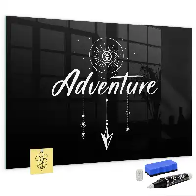 Tablă magnetică pentru scris Aventură