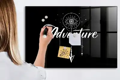 Tablă magnetică pentru scris Aventură