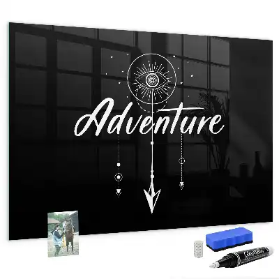 Tablă magnetică pentru scris Aventură