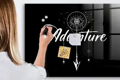 Tablă magnetică pentru scris Aventură
