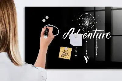 Tablă magnetică pentru scris Aventură