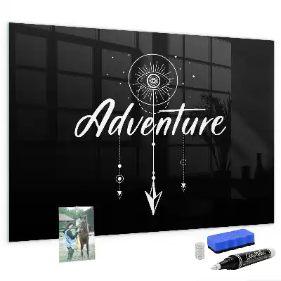 Tablă magnetică pentru scris Aventură
