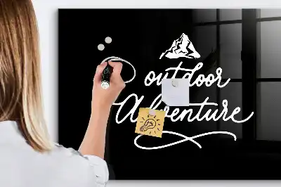 Tablă magnetică pentru scris aventură în aer liber
