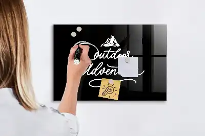 Tablă magnetică pentru scris aventură în aer liber