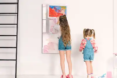 Tablă cu marker decor Petale în acuarelă