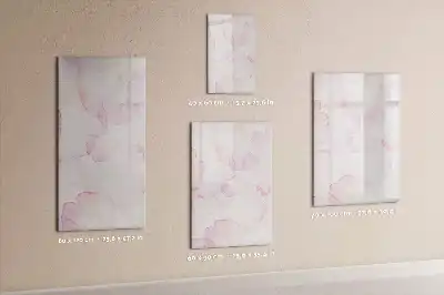 Tablă cu marker decor Petale în acuarelă