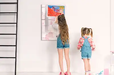 Tablă cu marker decor Petale în acuarelă