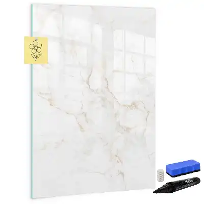 Tablă cu marker cu design de marmură elegantă