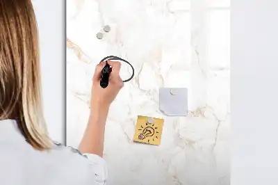 Tablă cu marker cu design de marmură elegantă