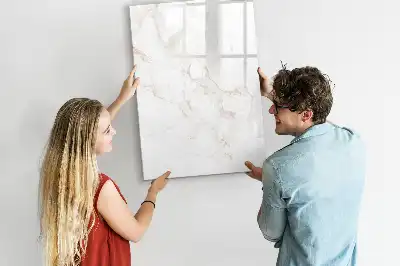 Tablă cu marker cu design de marmură elegantă