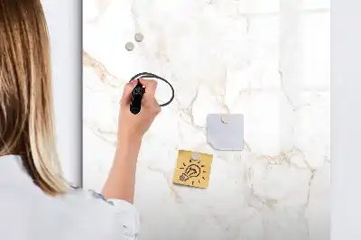 Tablă cu marker cu design de marmură elegantă