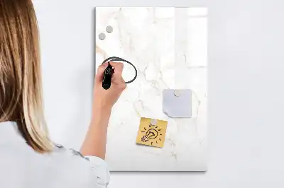 Tablă cu marker cu design de marmură elegantă