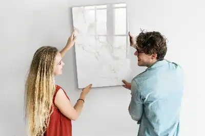 Tablă cu marker cu design de marmură elegantă