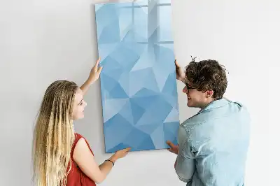 Tablă cu marker cu model de abstracție de triunghiuri