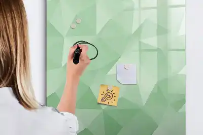 Tablă cu marker cu model de abstracție de triunghiuri