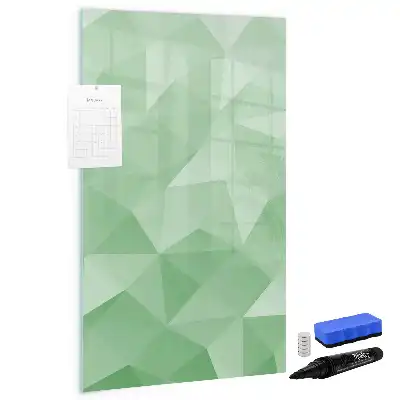 Tablă cu marker cu model de abstracție de triunghiuri