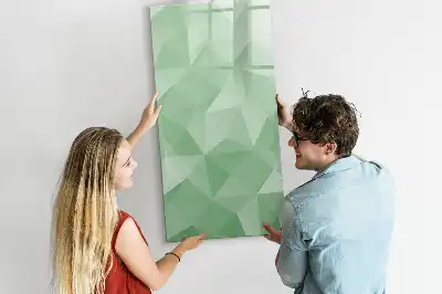 Tablă cu marker cu model de abstracție de triunghiuri