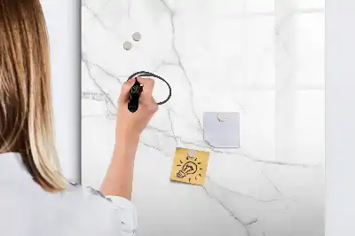 Tablă cu marker decor marmură