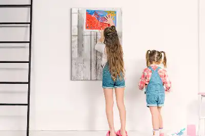 Tablă de scris magnetică din lemn