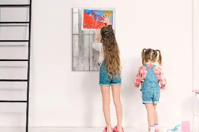 Tablă de scris magnetică din lemn