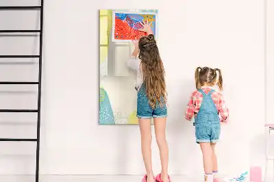 Tablă magnetică pentru scris cu ramă decorativă