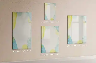 Tablă magnetică pentru scris cu ramă decorativă