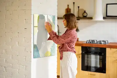 Tablă magnetică pentru scris cu ramă decorativă