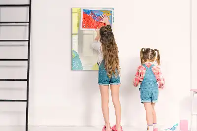 Tablă magnetică pentru scris cu ramă decorativă