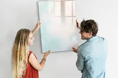 Tablă cu marker cu model abstracție pastelată